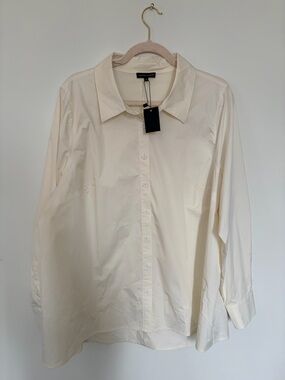 Universal Standards Oversized Cotton Button-down Shirt - Medium